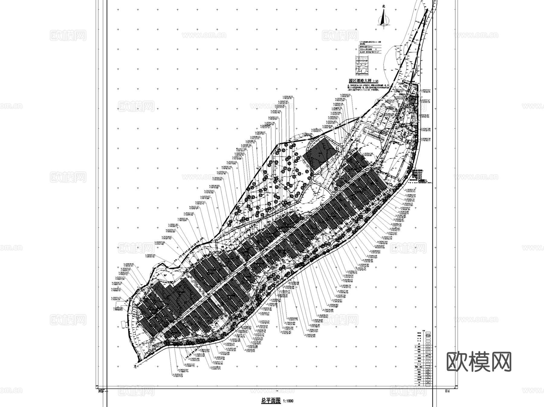 凯里食用菌产业园冷库厂房综合楼建筑CAD施工图全套cad施工图