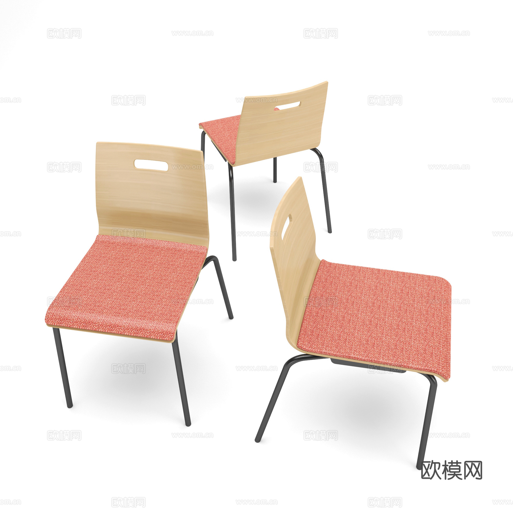 椅子 餐椅3d模型