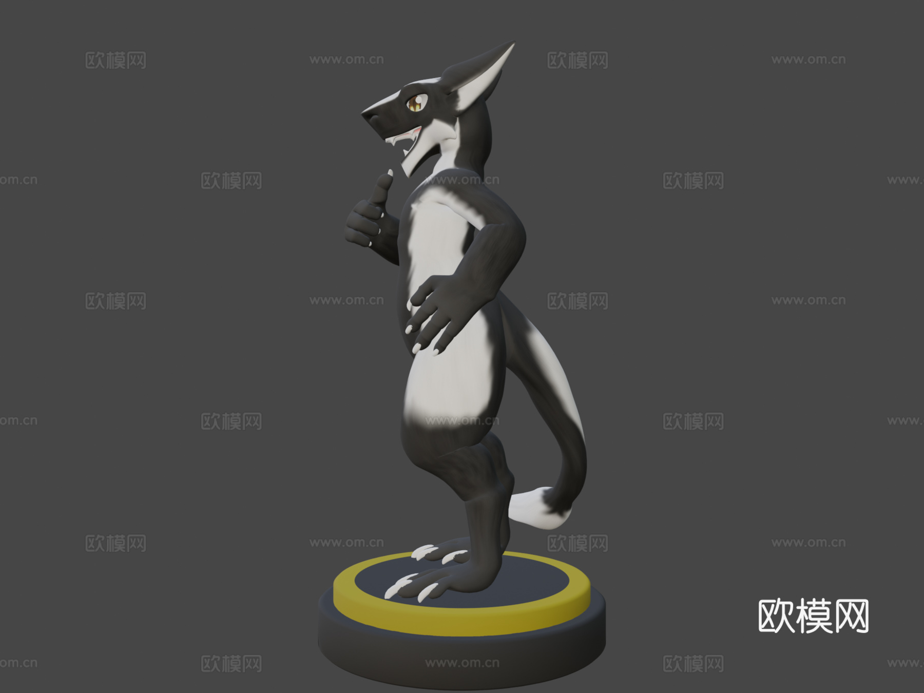 古怪3d模型下载（渲染图8）