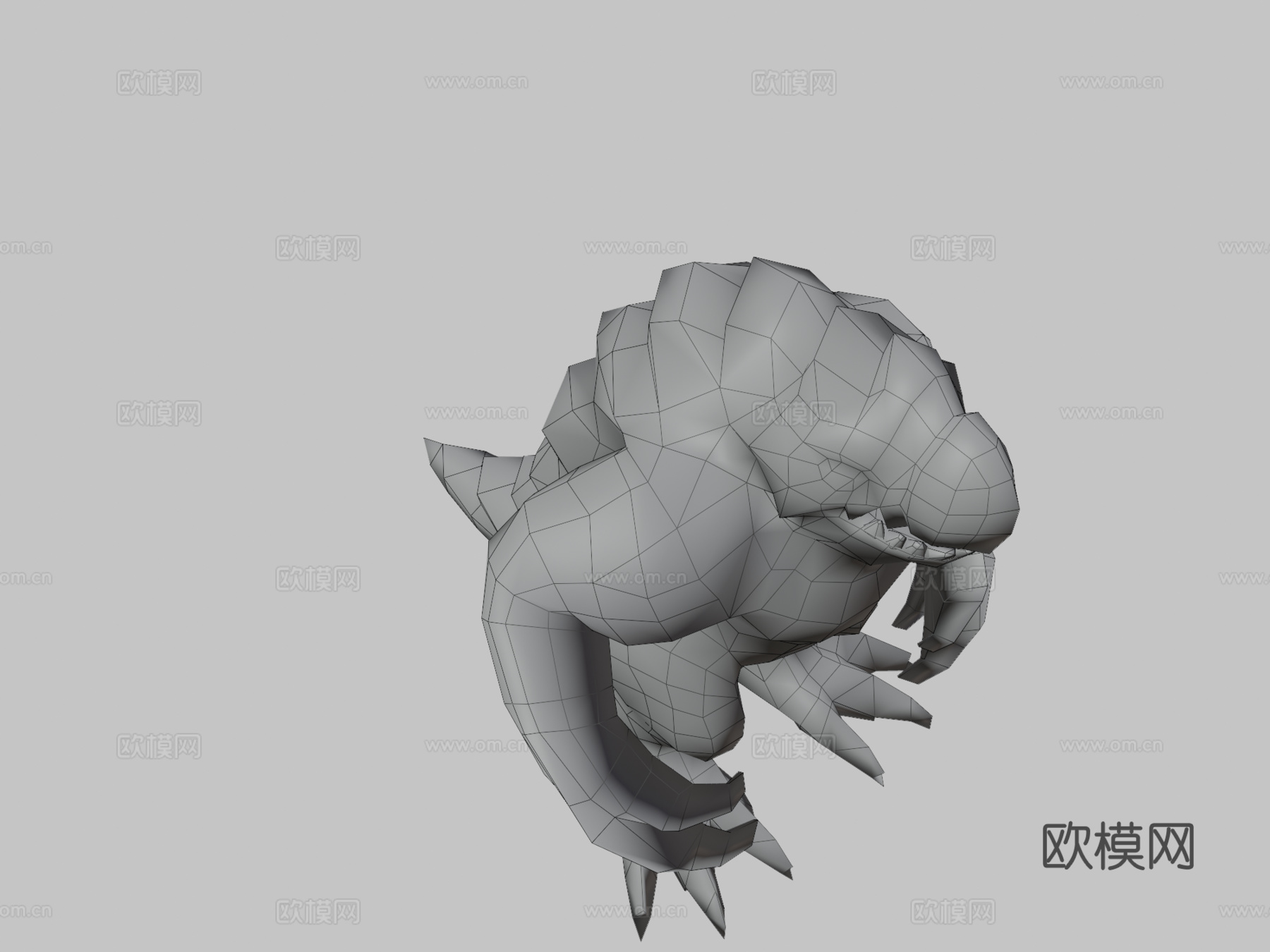 沙漠蜥蜴3d模型下载（渲染图3）