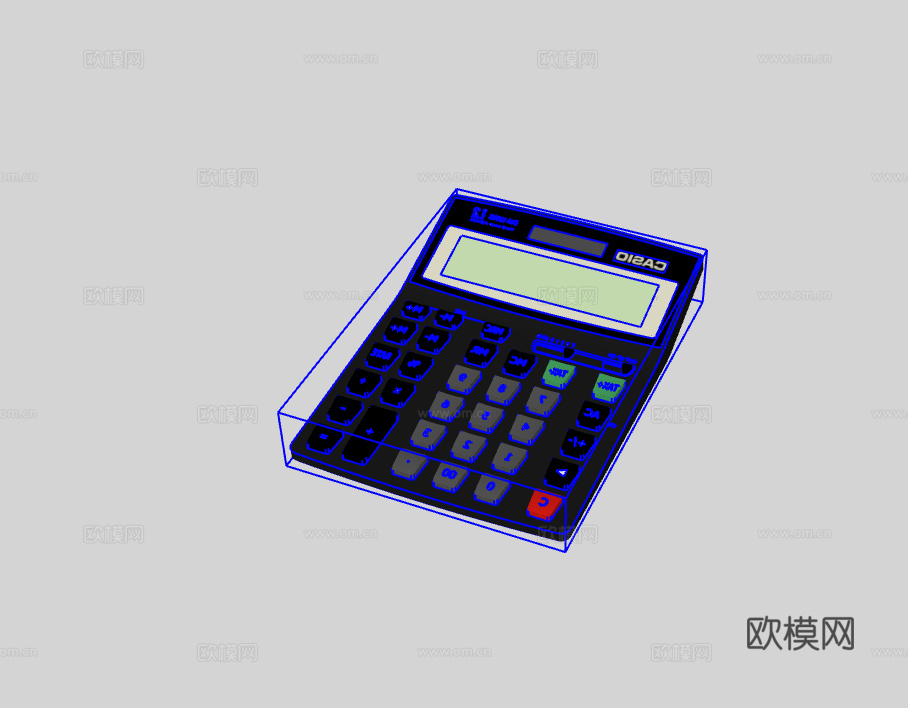 计算器su模型下载（渲染图2）