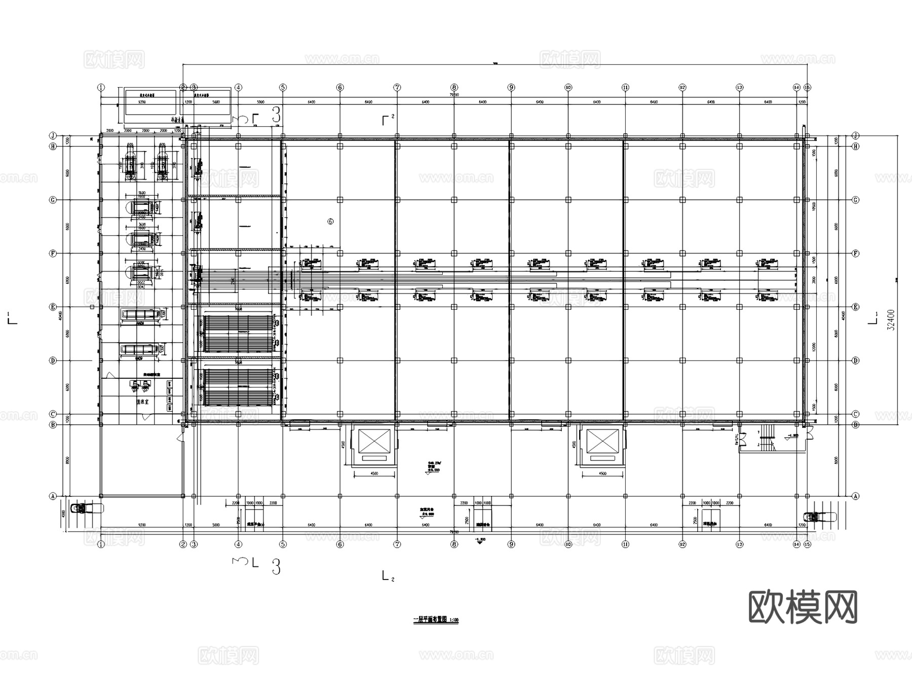 冷库冰库建筑结构暖通各专业CAD施工图集 20套cad施工图