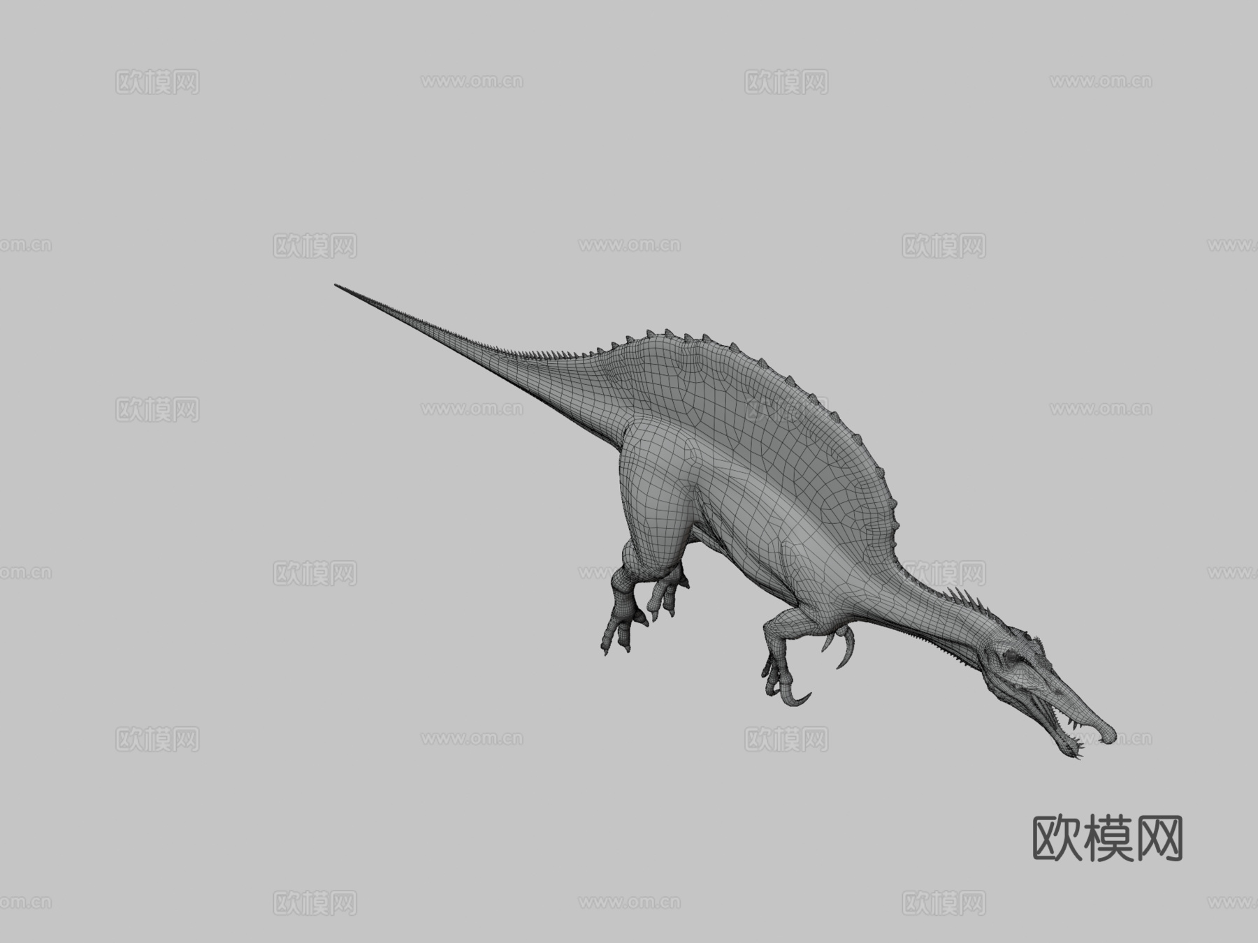 棘龙23d模型下载（渲染图4）