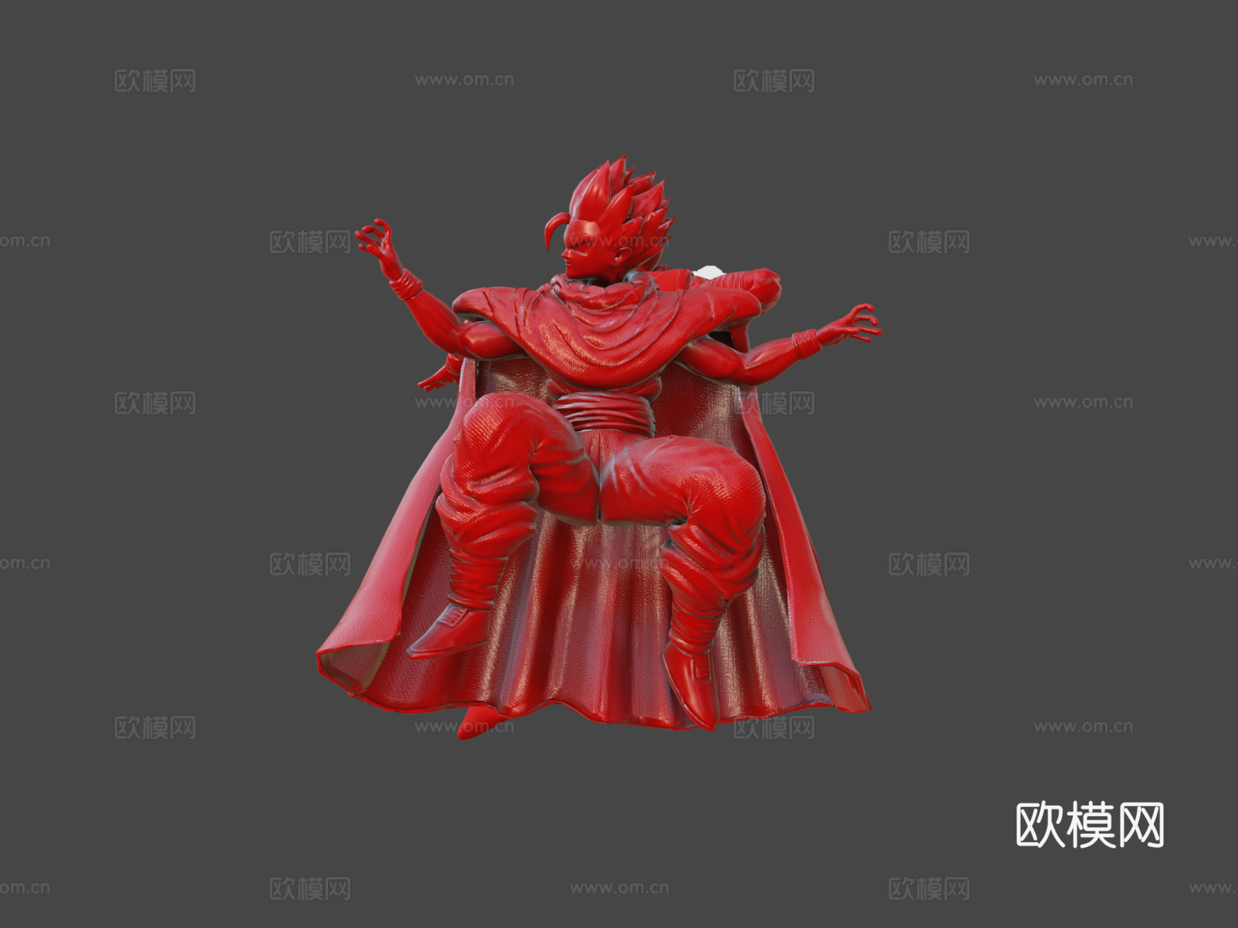 悟饭与短笛龙珠超超级英雄3d模型下载（渲染图8）