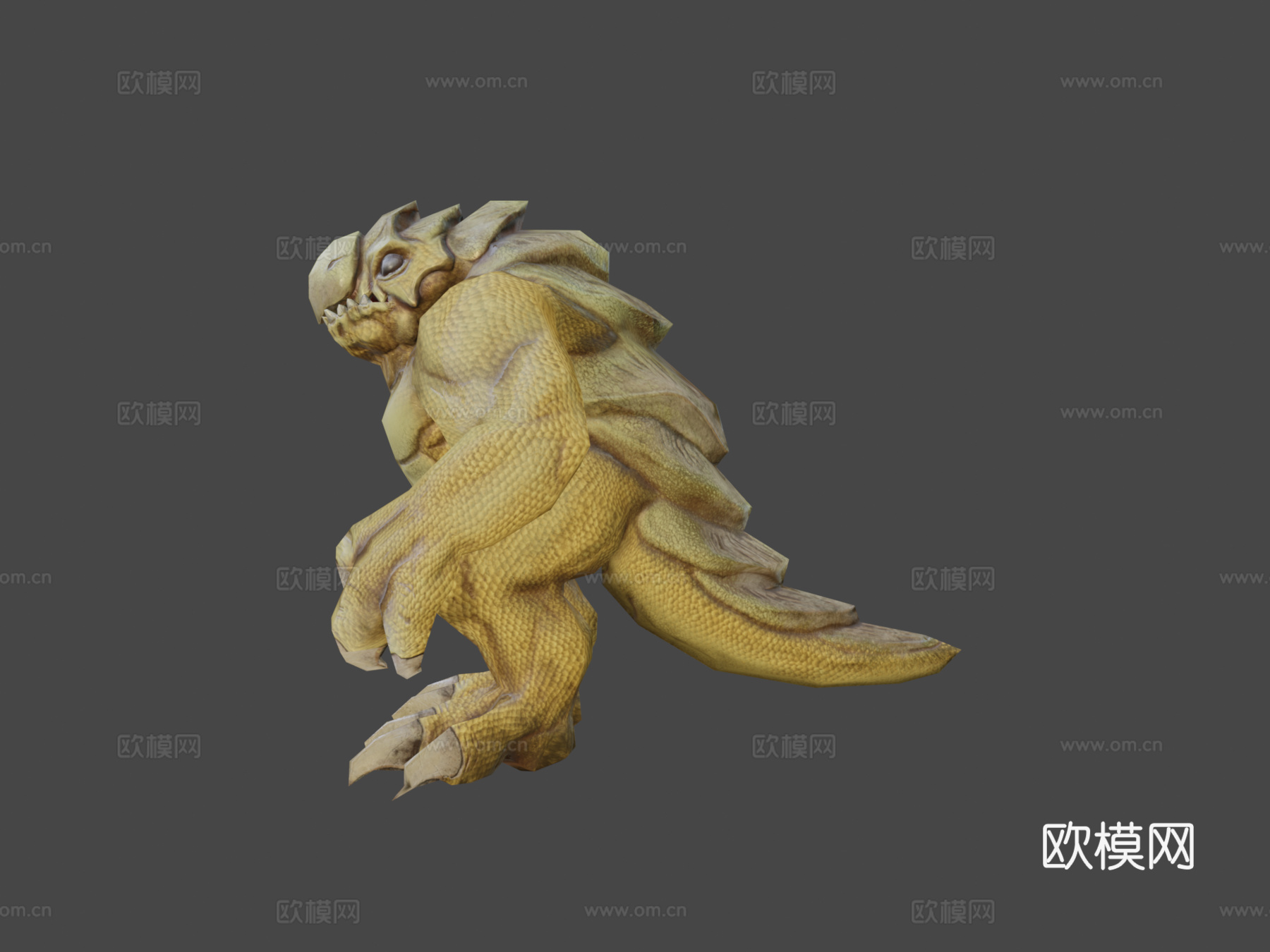 沙漠蜥蜴3d模型下载（渲染图6）