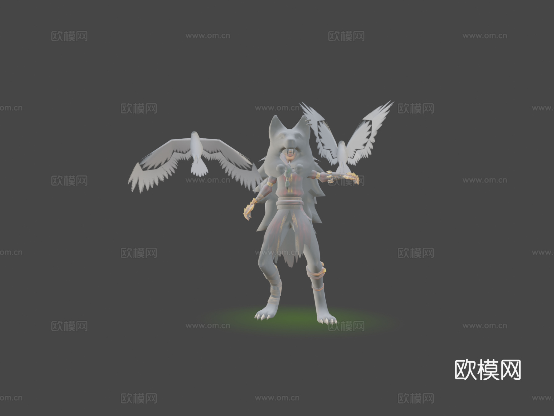 狼行者3d模型3d模型下载（渲染图7）