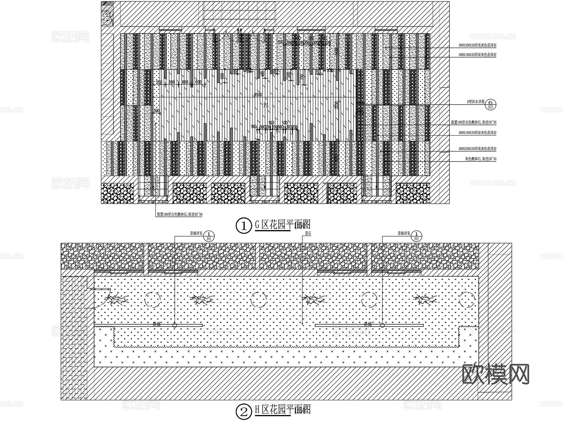 南浔古镇求怒里花间堂酒店景观CAD施工图全套cad施工图