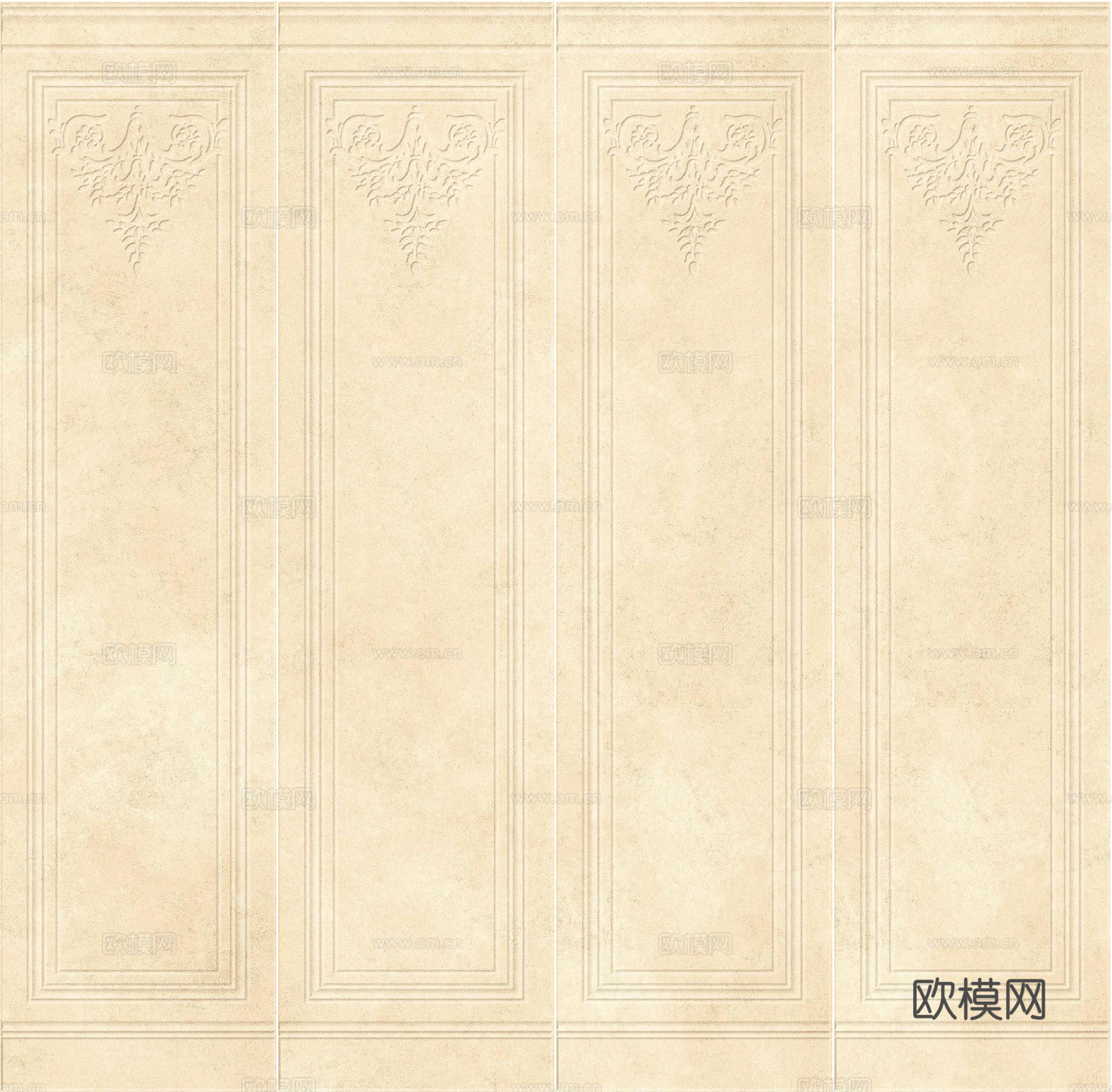 法式复古仿古黄白花纹下墙砖