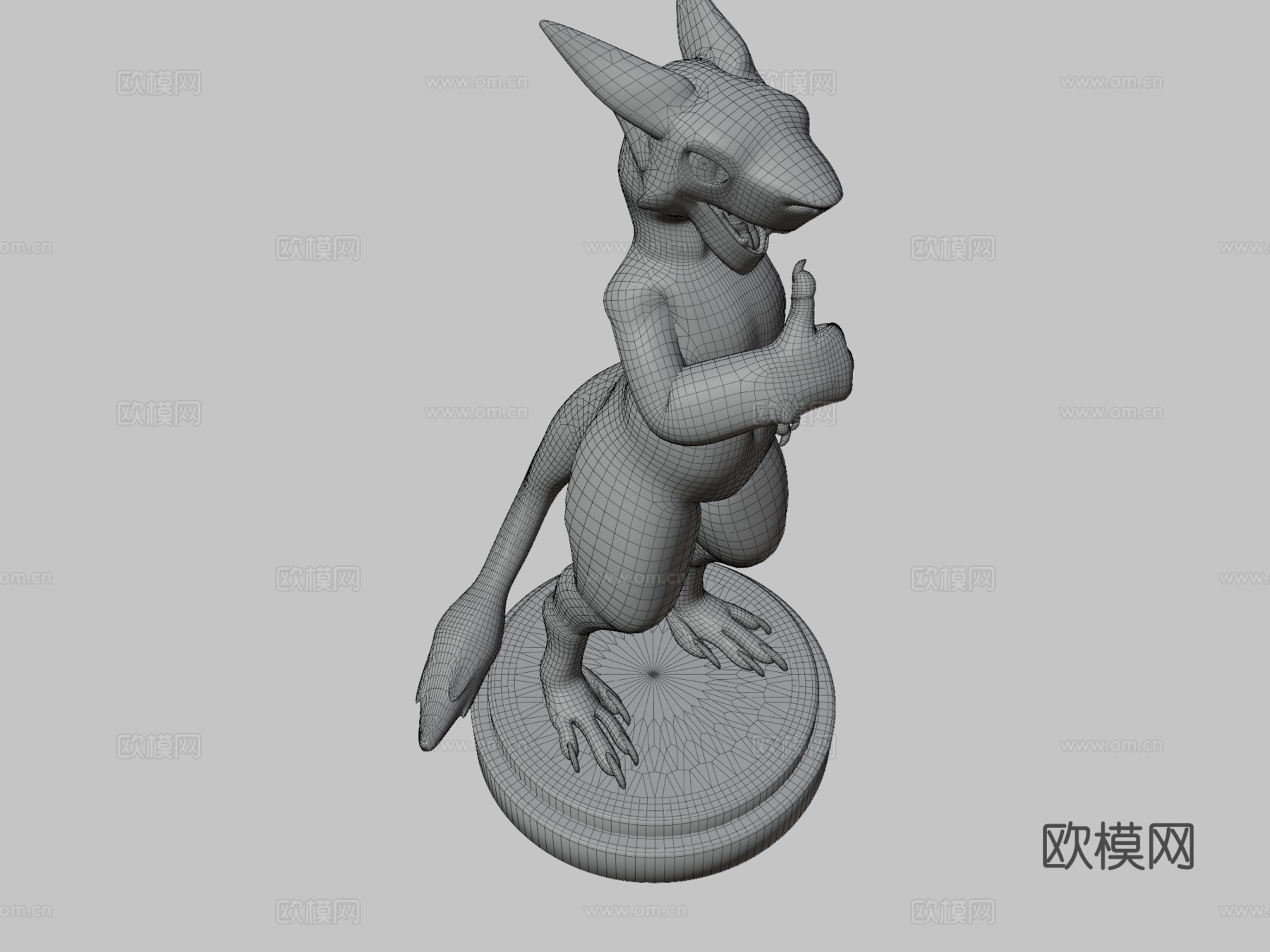 古怪3d模型下载（渲染图3）