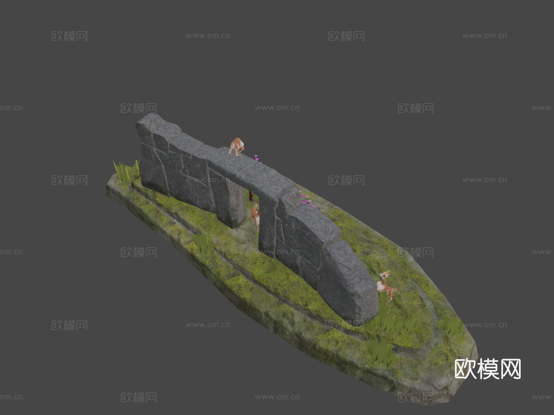 秘鲁骆马3d模型下载（渲染图7）