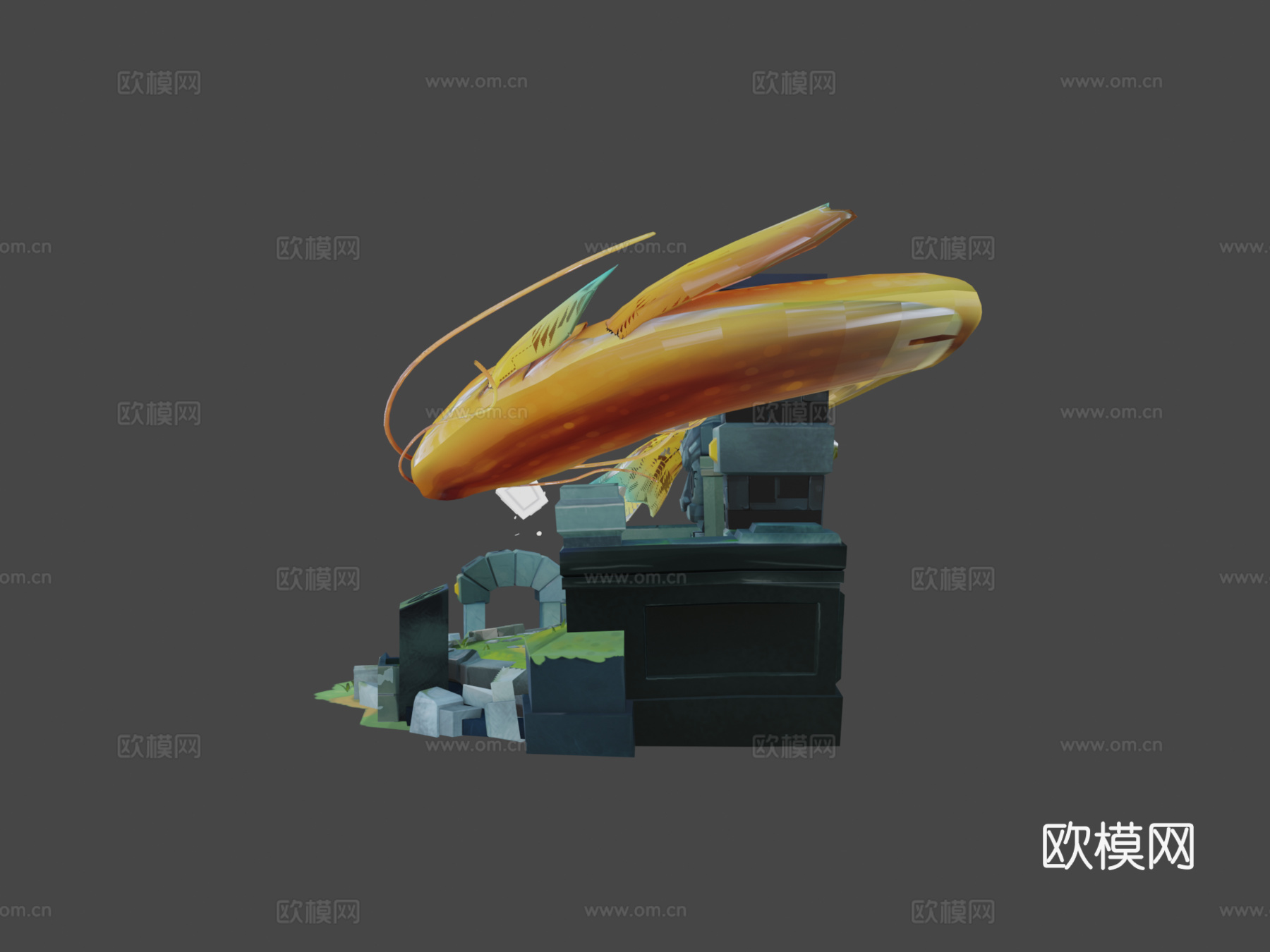 失落神庙3d模型下载（渲染图5）