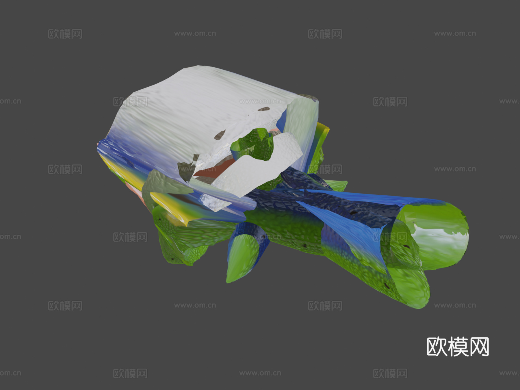 红眼树蛙3d模型下载（渲染图8）