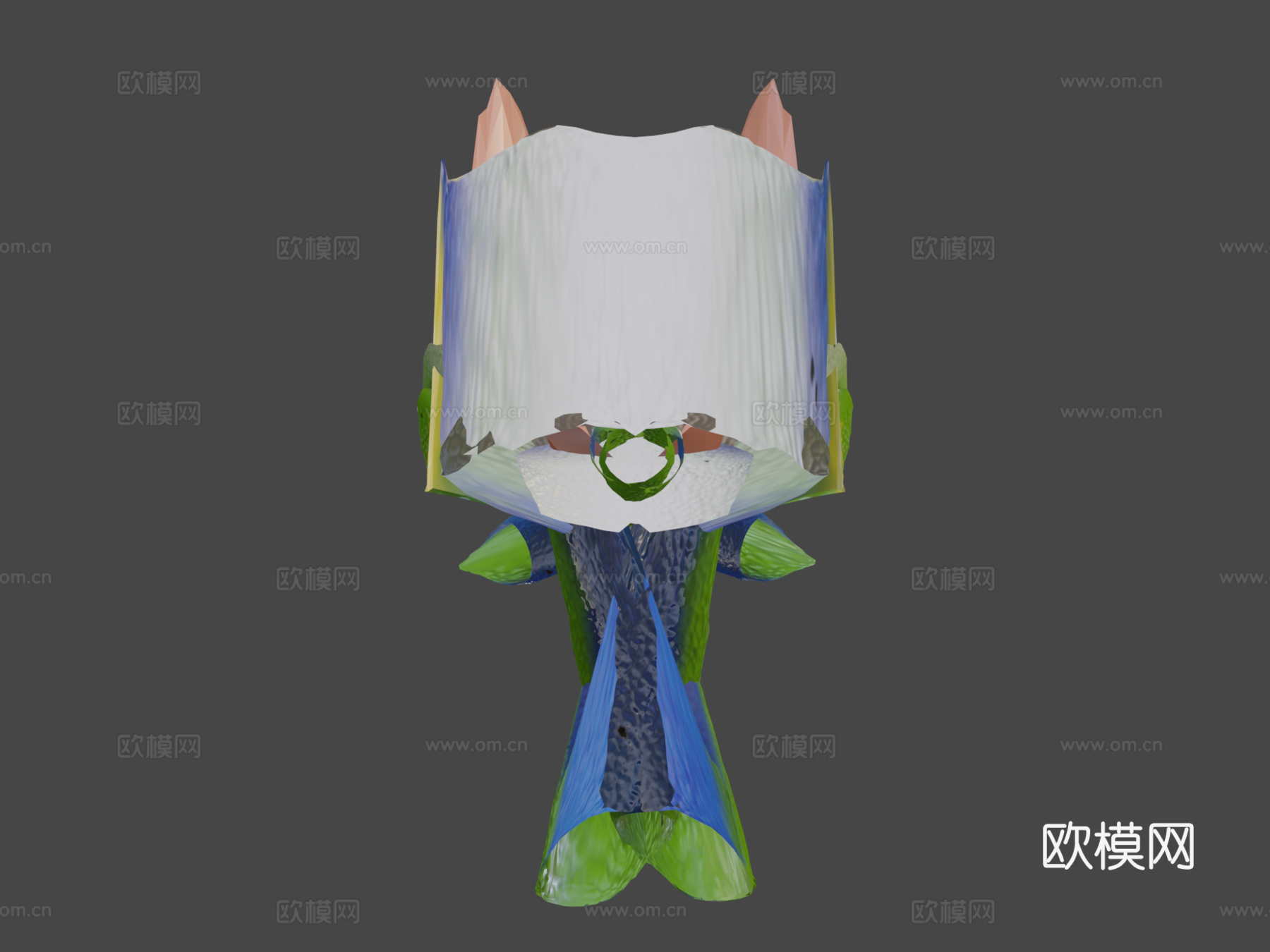 红眼树蛙3d模型下载（渲染图7）