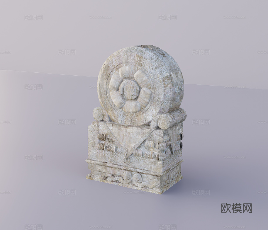 景观构件su模型