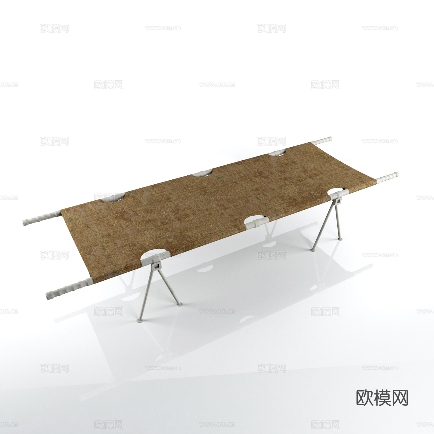 露营床 折叠床 行军床3d模型下载