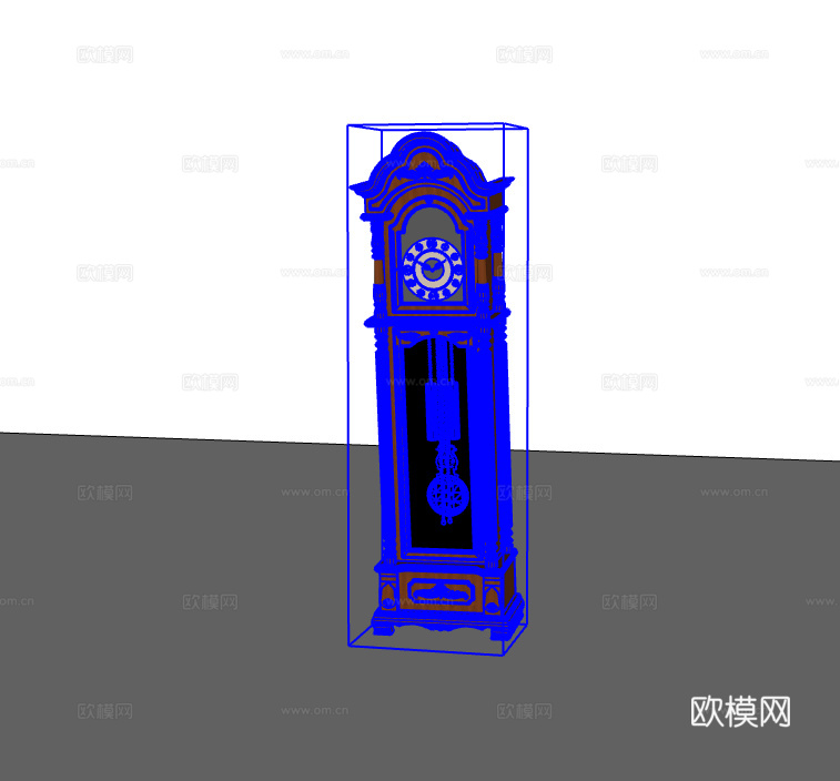 座钟su模型