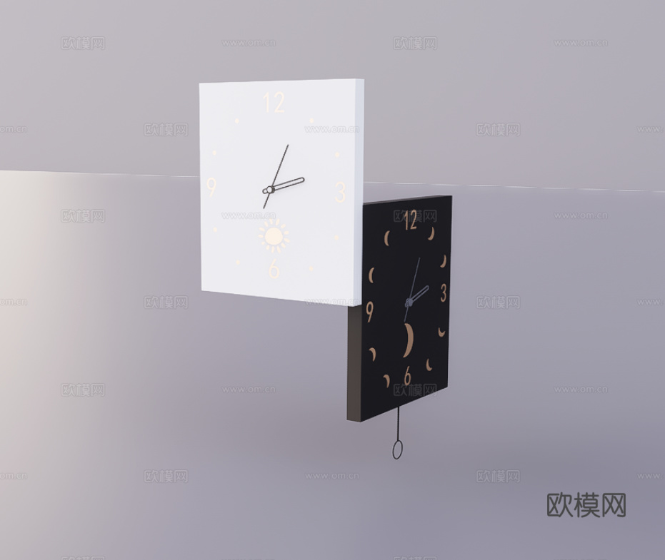 挂钟su模型