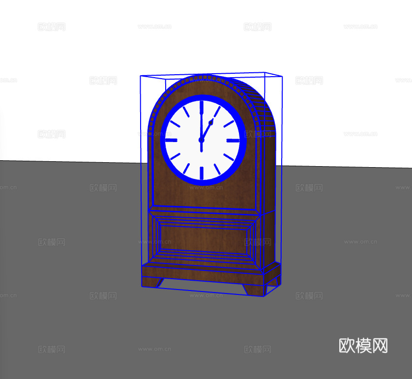座钟挂钟su模型