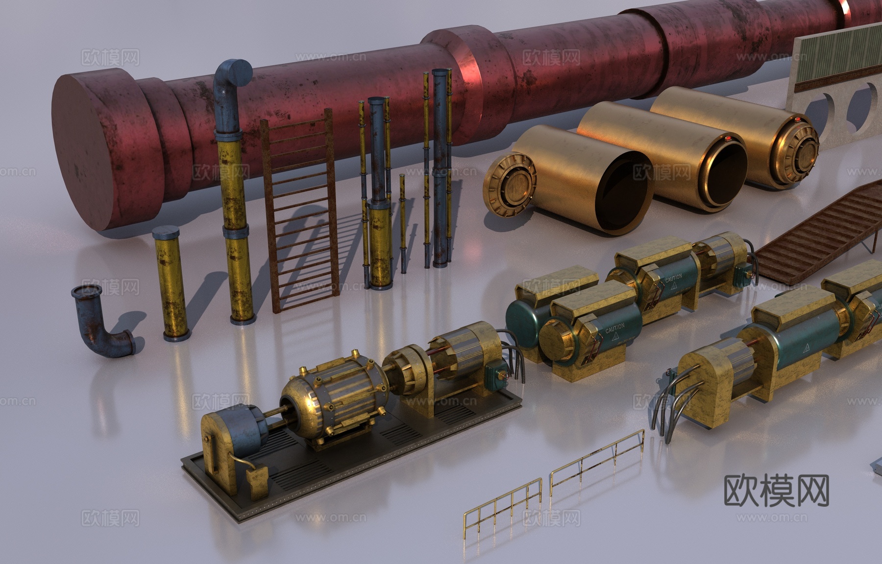 科幻工业物品3d模型下载（渲染图5）