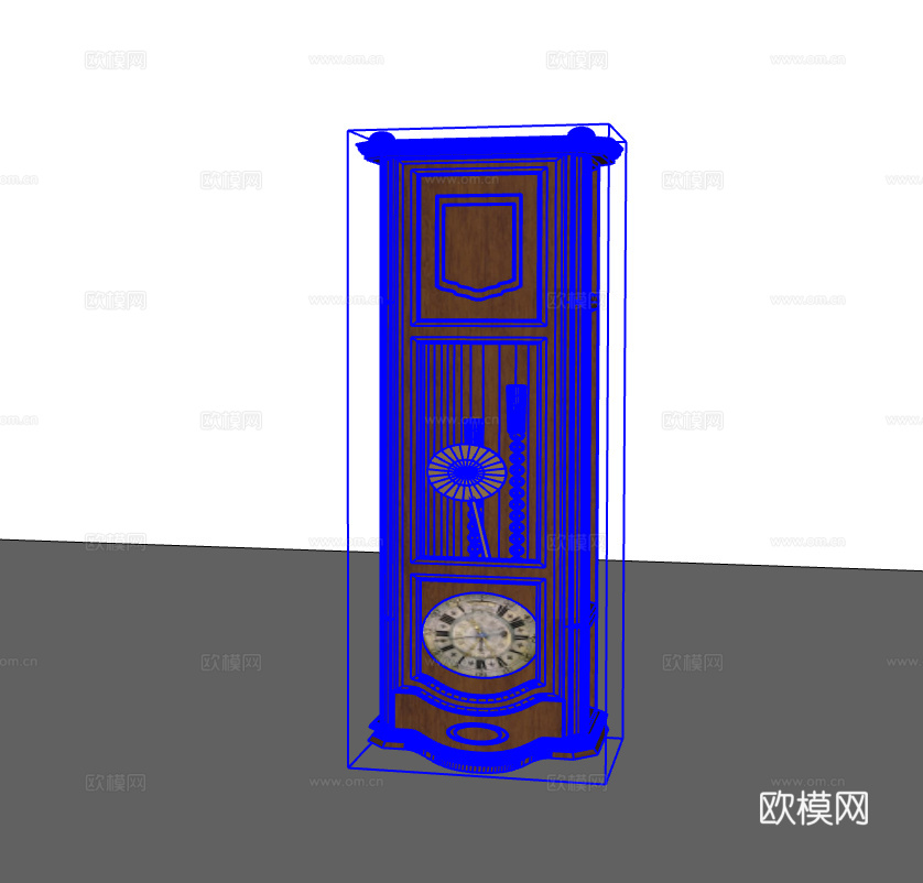 座钟su模型