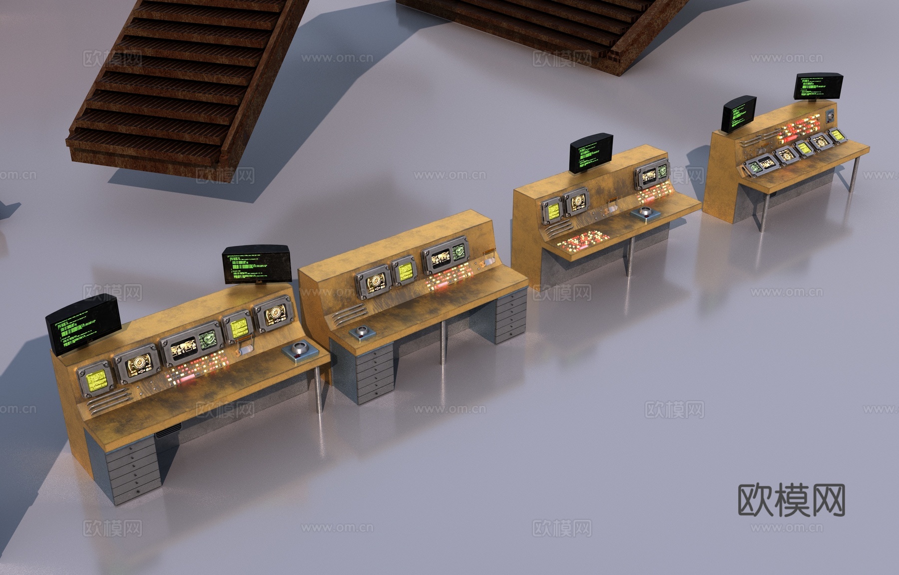 科幻工业物品3d模型下载（渲染图8）