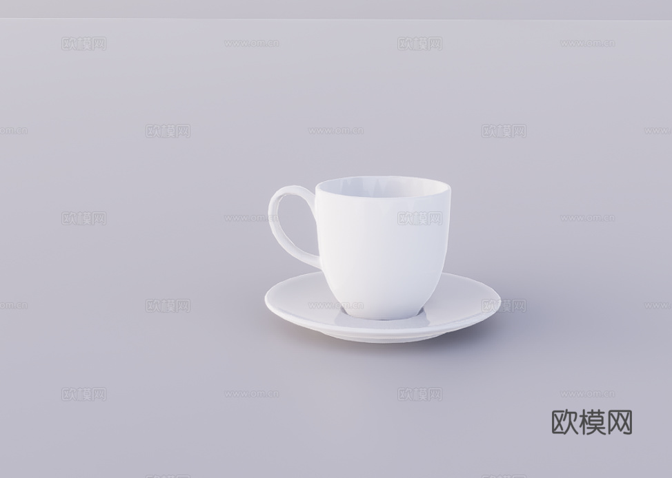 咖啡杯su模型