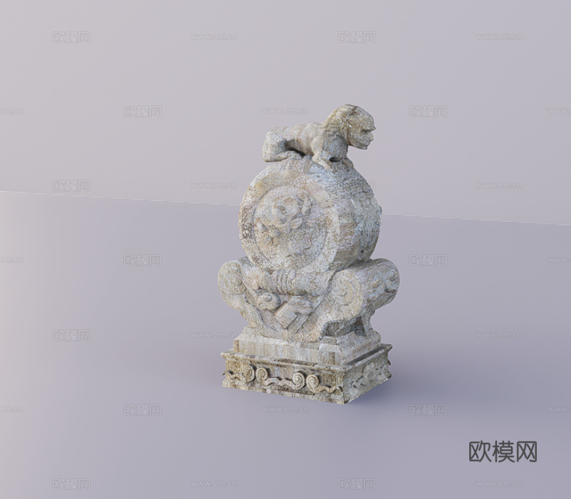 景观构件su模型