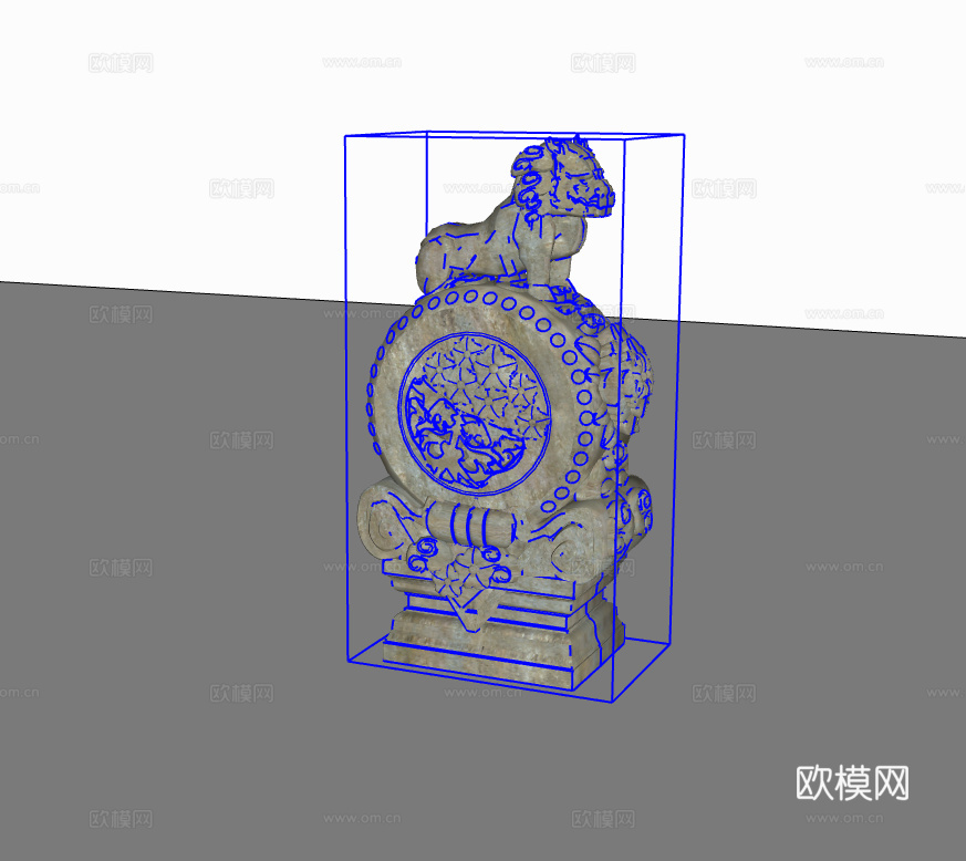 景观构件su模型