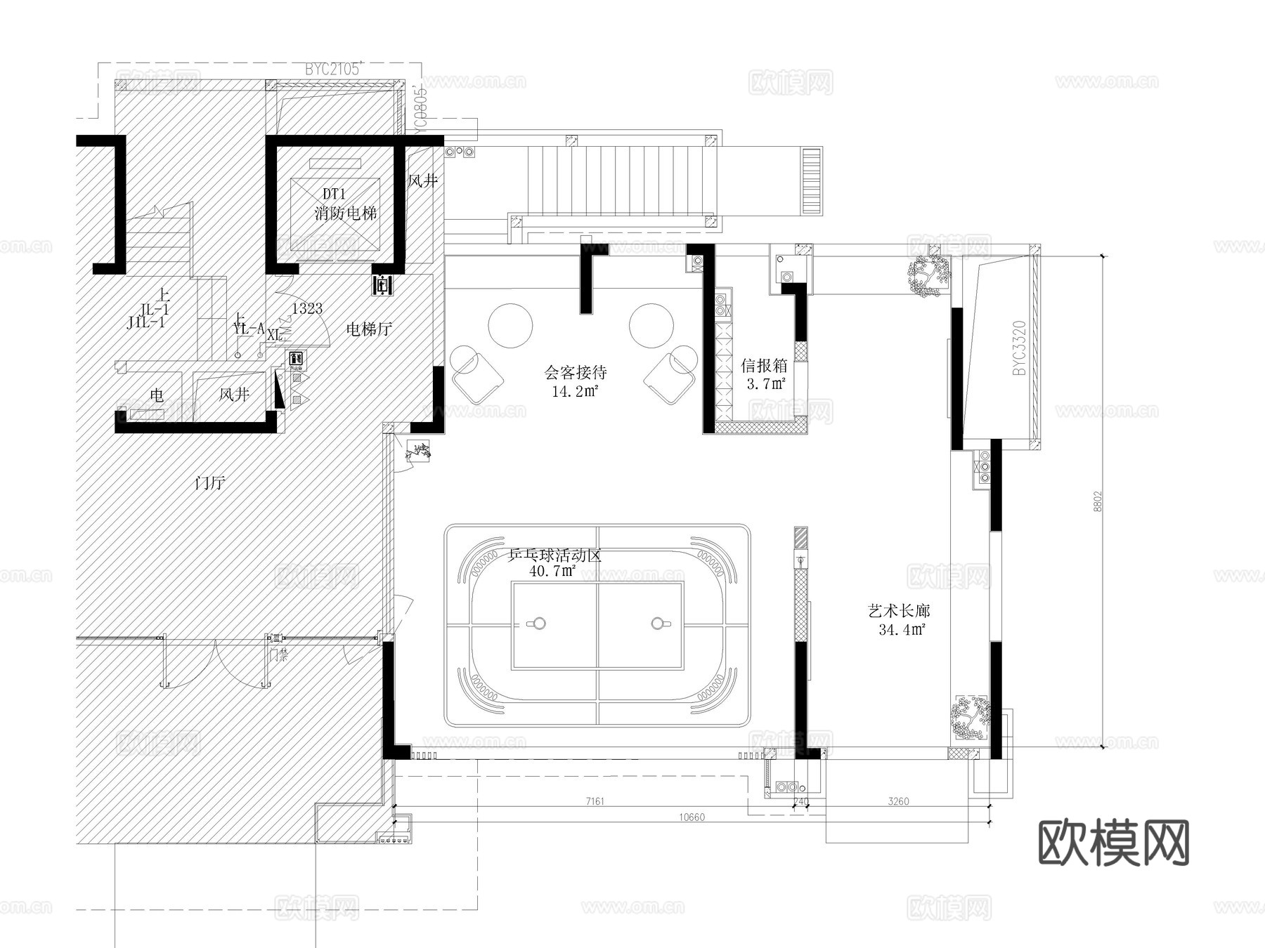 体育馆 乒乓球馆 运动空间 运动馆 球馆 乒乓球室cad施工图