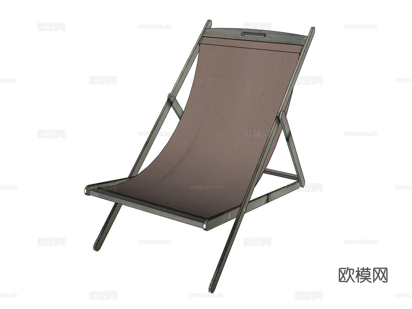 折叠椅su模型