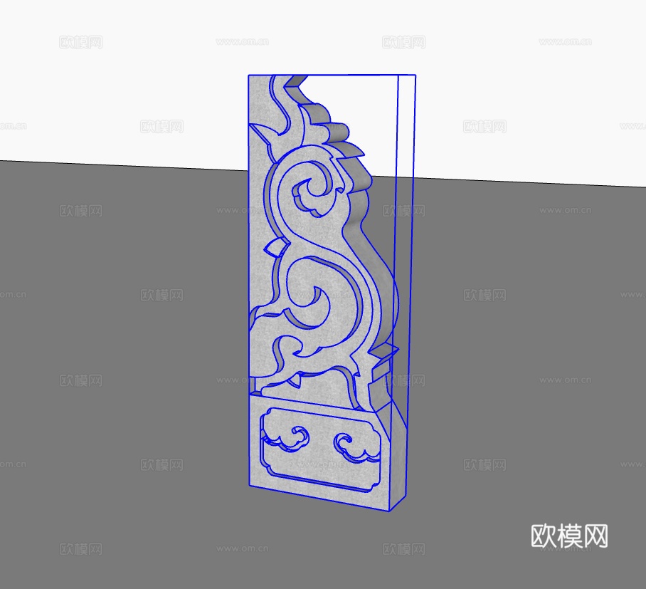 景观构件su模型
