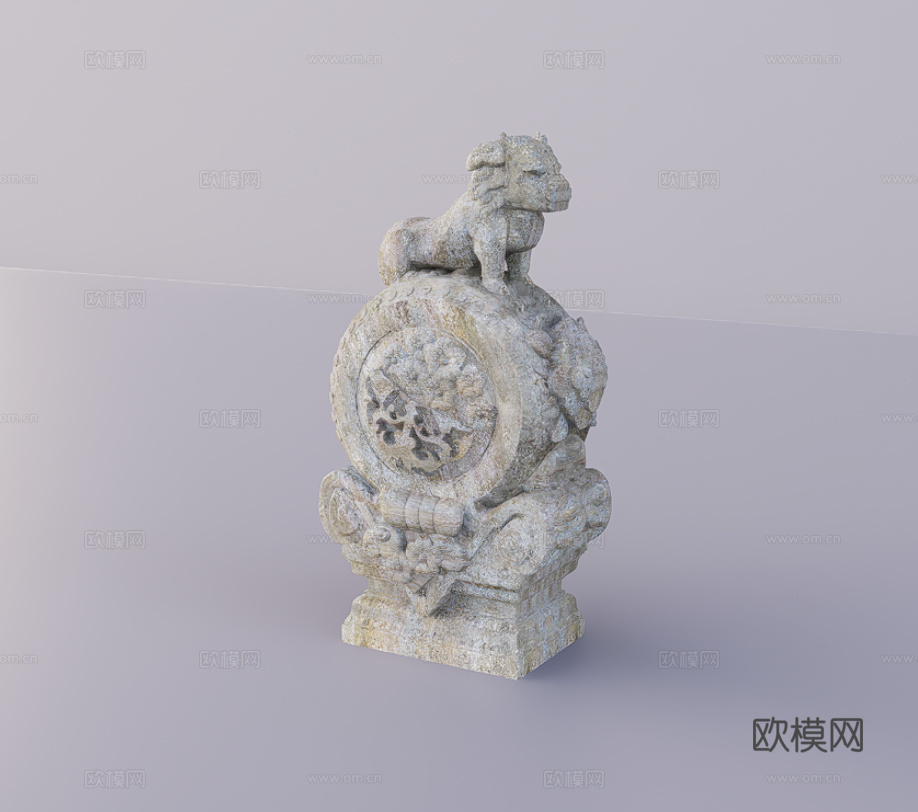 景观构件su模型