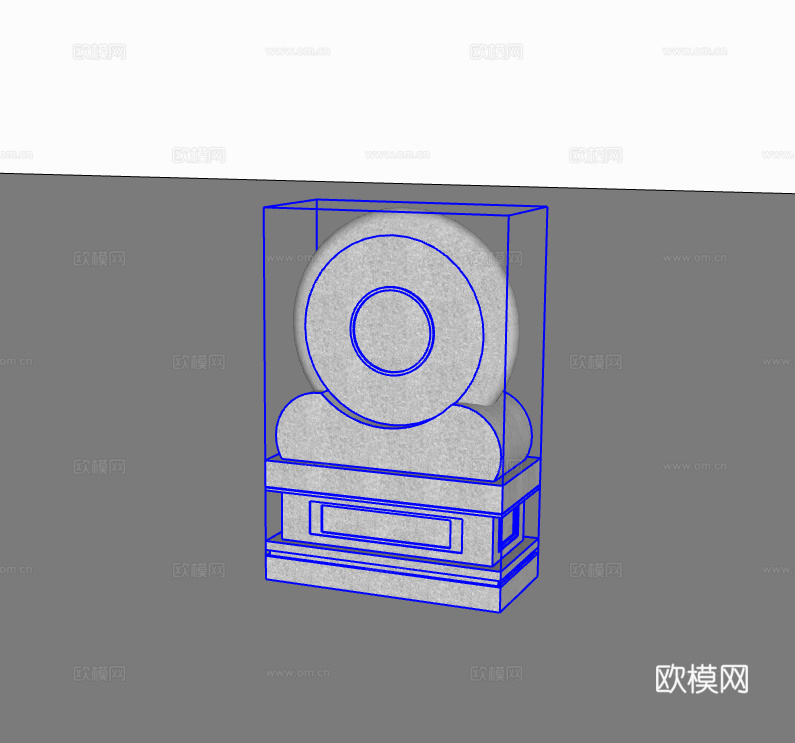 景观构件su模型