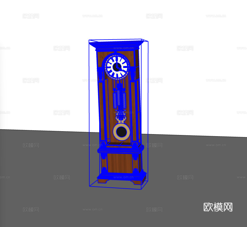座钟su模型