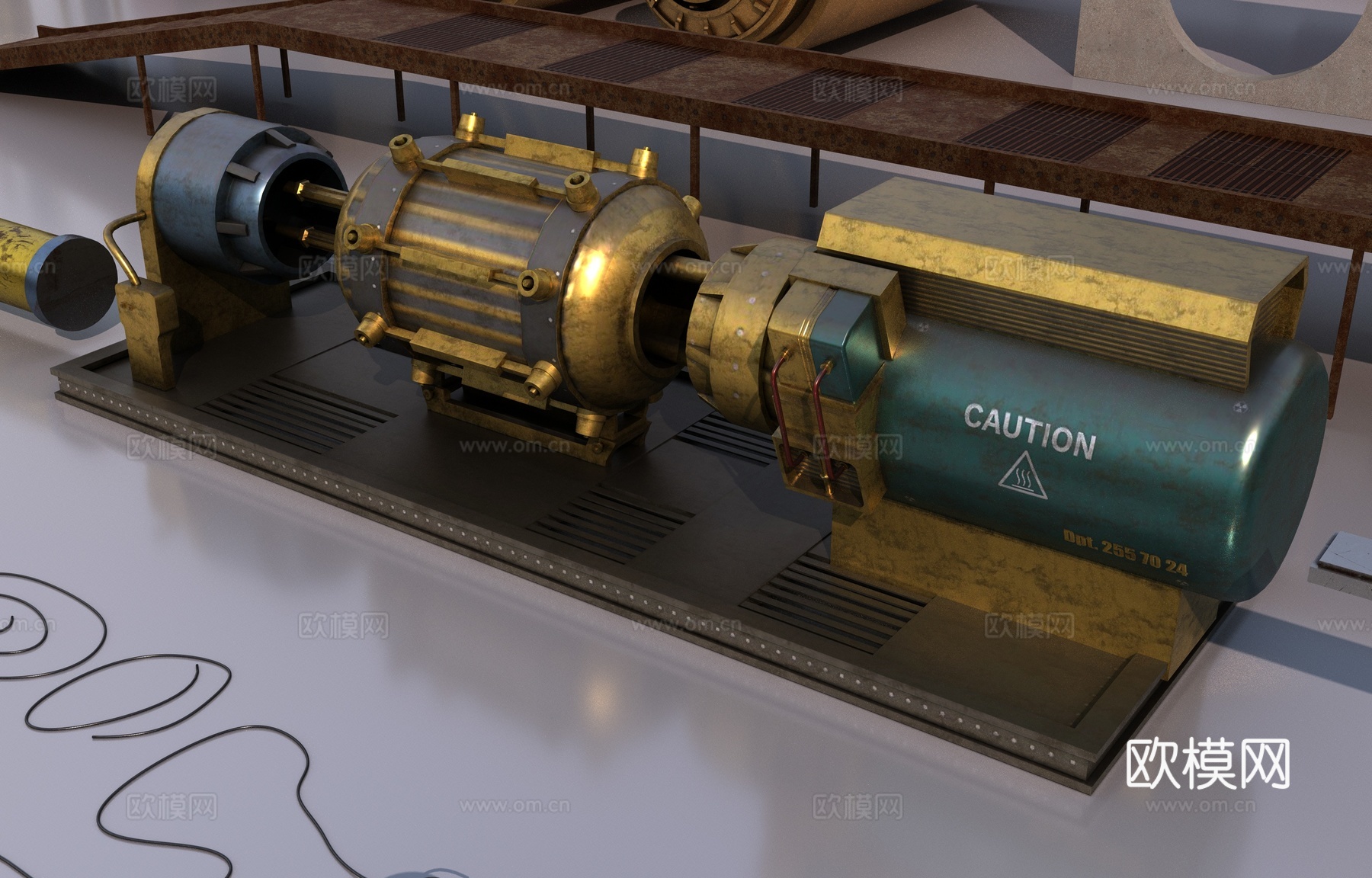 科幻工业物品3d模型下载（渲染图3）