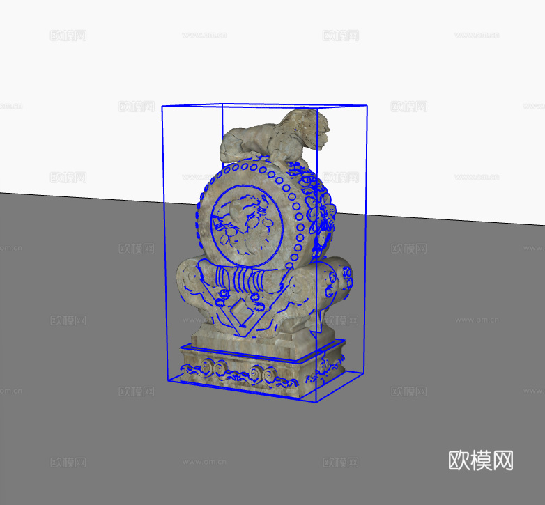景观构件su模型