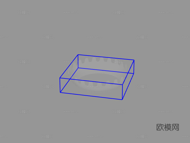 玻璃盘子su模型