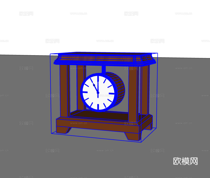 钟表su模型