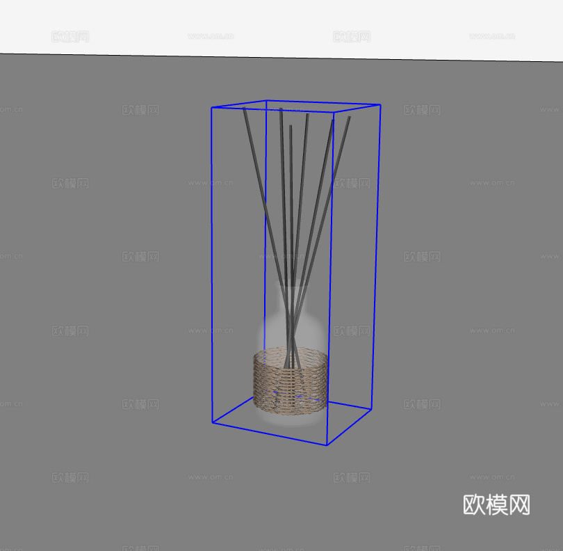 香薰摆件su模型