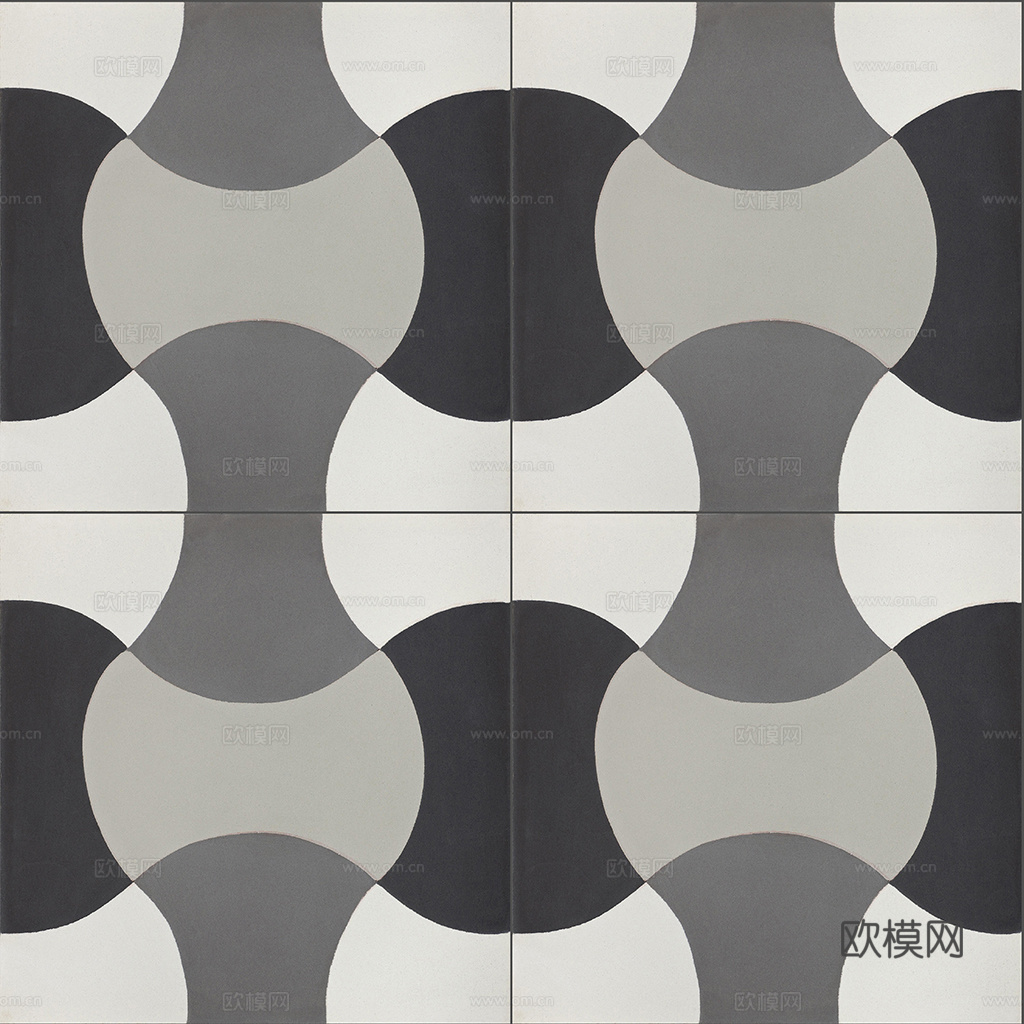 现代简约花砖高清无缝