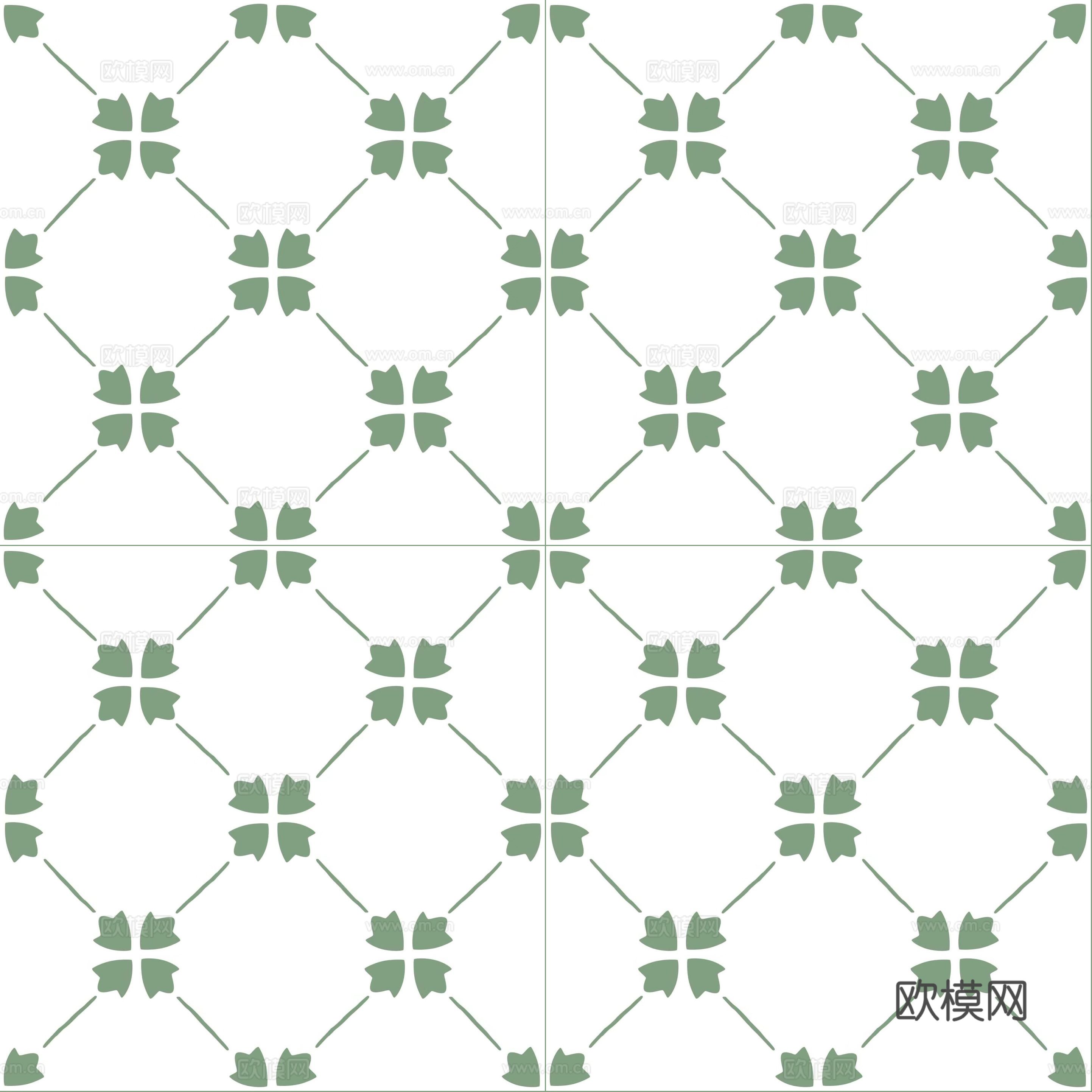 现代简约花砖高清无缝