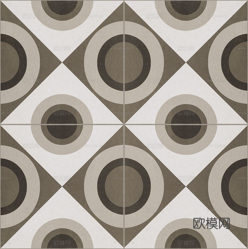 现代简约花砖高清无缝