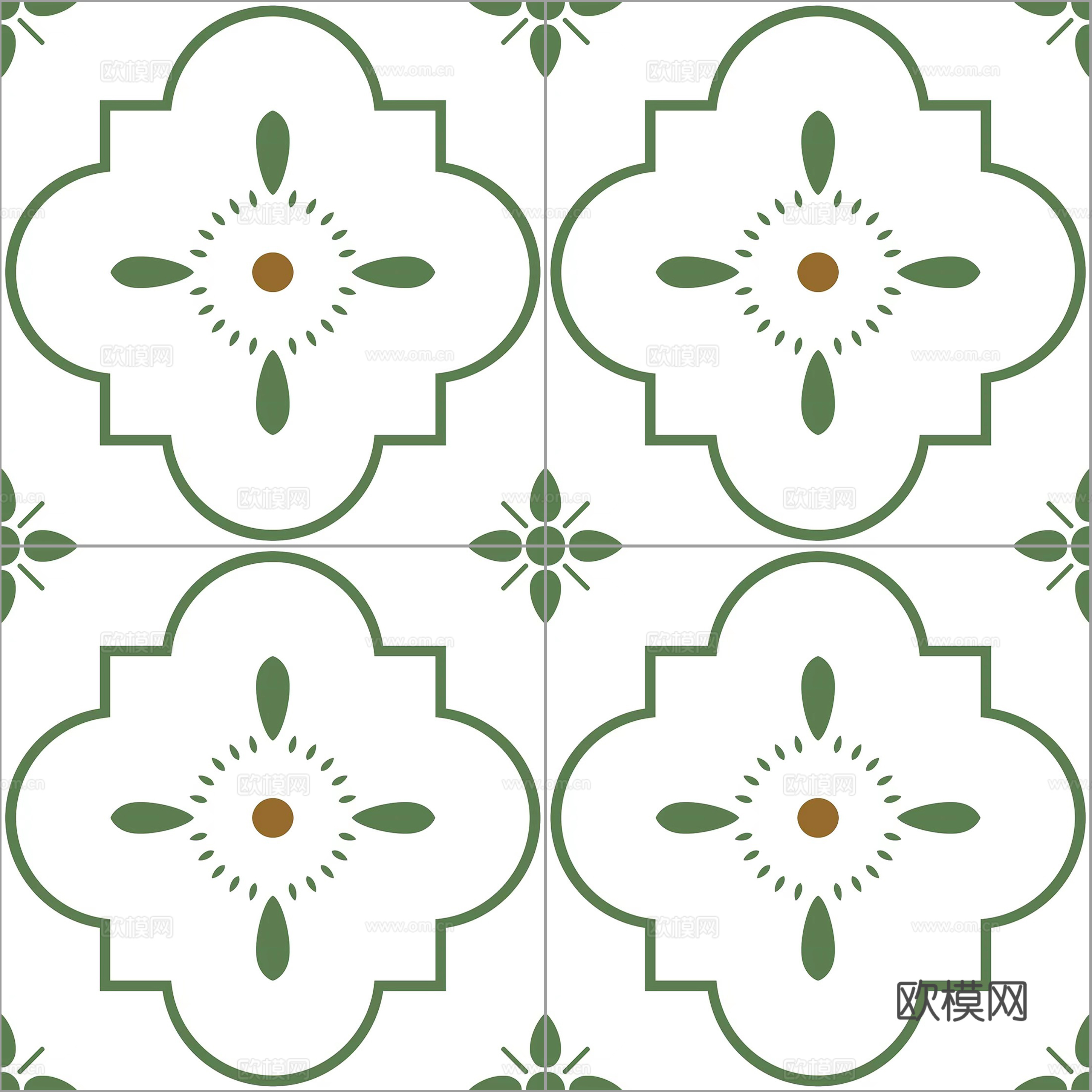 现代简约花砖高清无缝