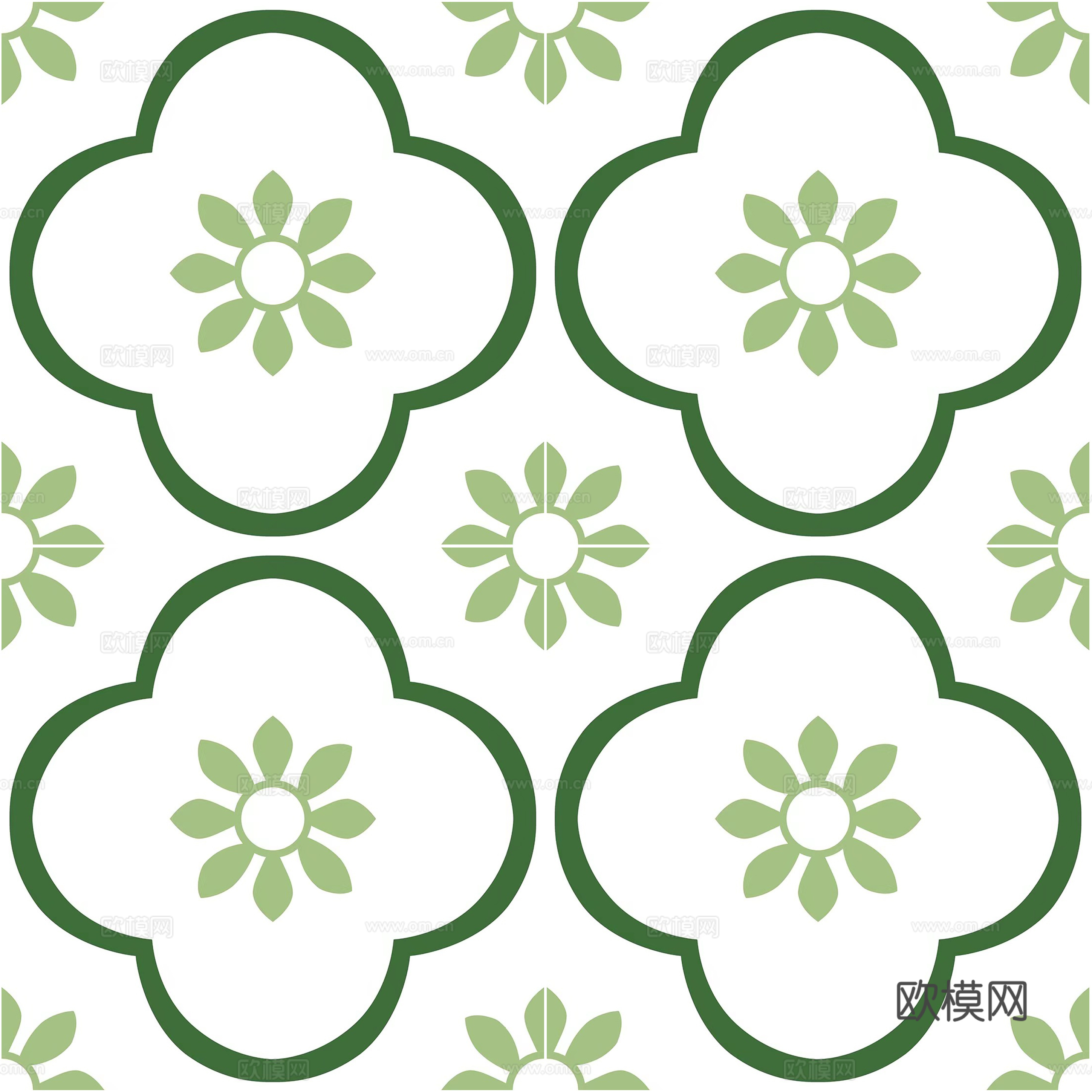 现代简约花砖高清无缝