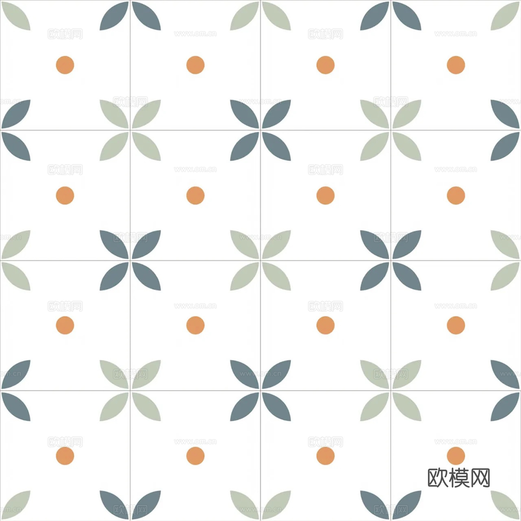 现代简约花砖高清无缝