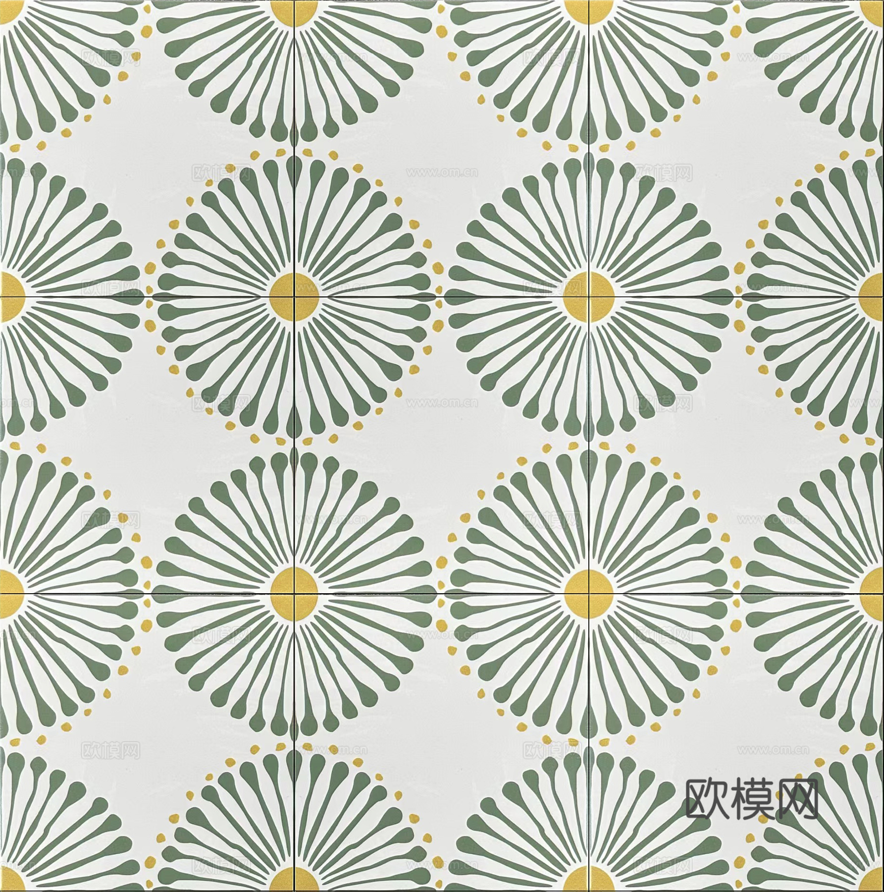 现代简约花砖高清无缝