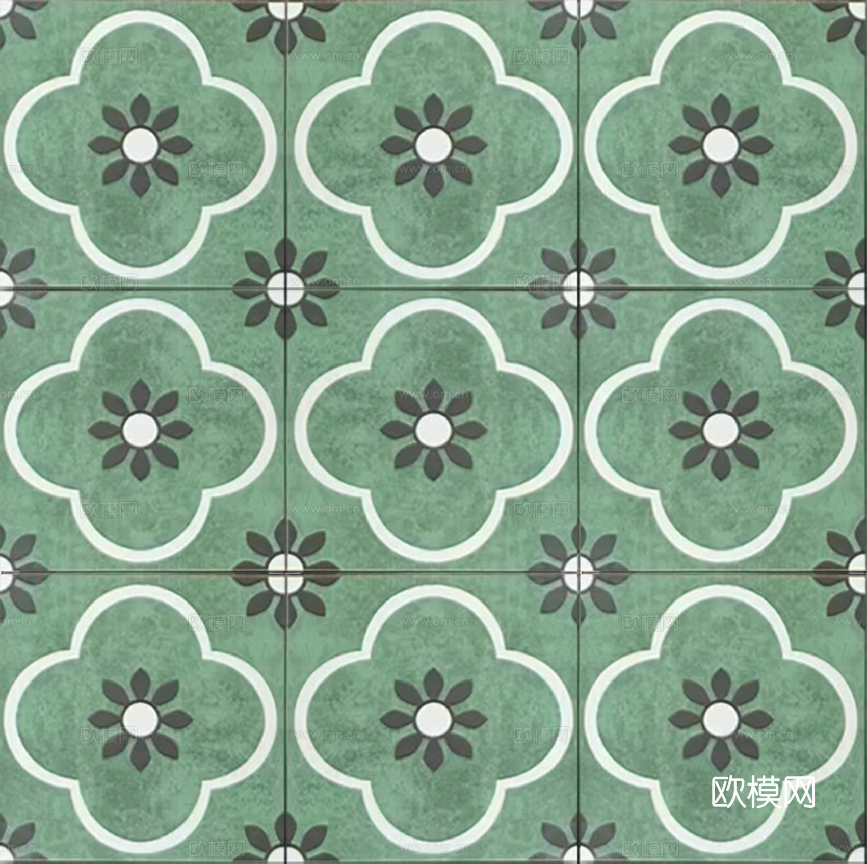 现代简约花砖高清无缝