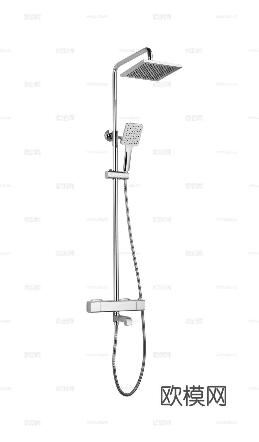 现代花洒 花洒 淋浴花洒 卫浴3d模型下载