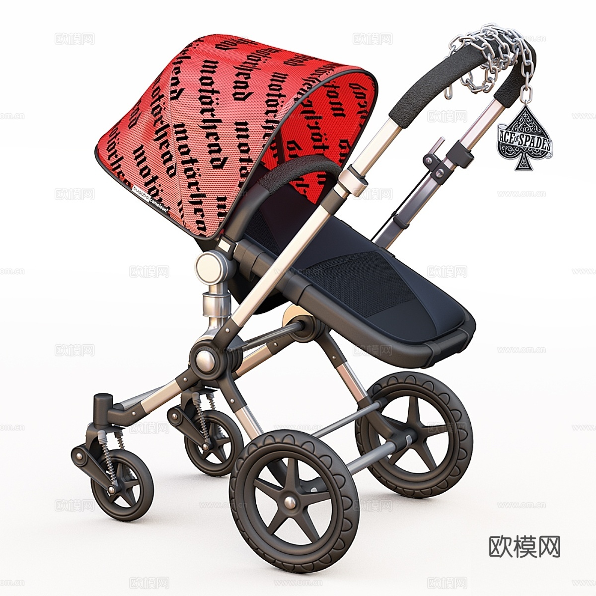 婴儿推车Bugaboo Cameleon33d模型下载