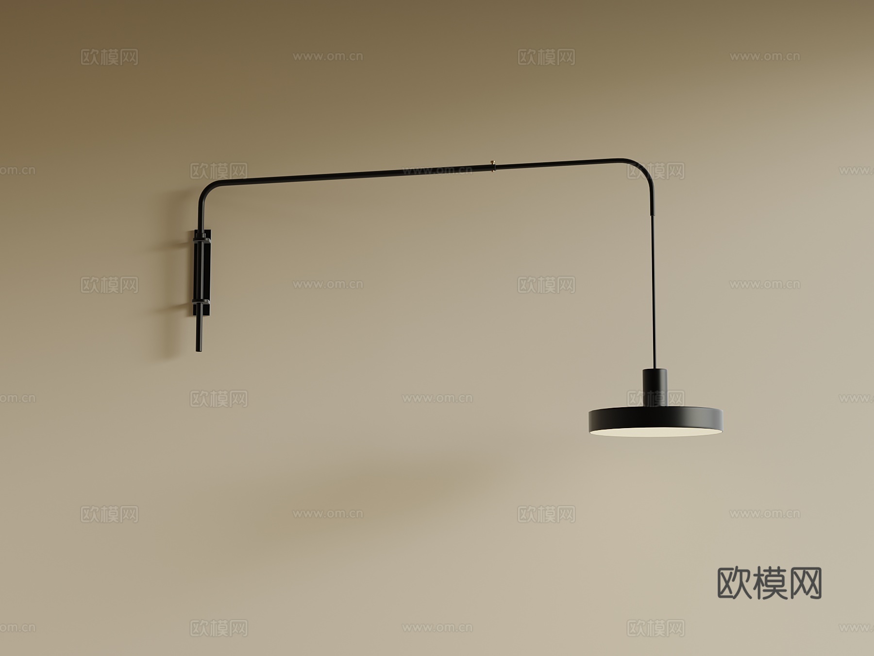 现代壁灯su模型